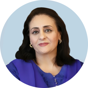 Picture of Ms. Sabina Zakir<br/><p style="font-size:14px;">Director, The Millennium Education<br> Member, Millennium Economic Foruml</p>